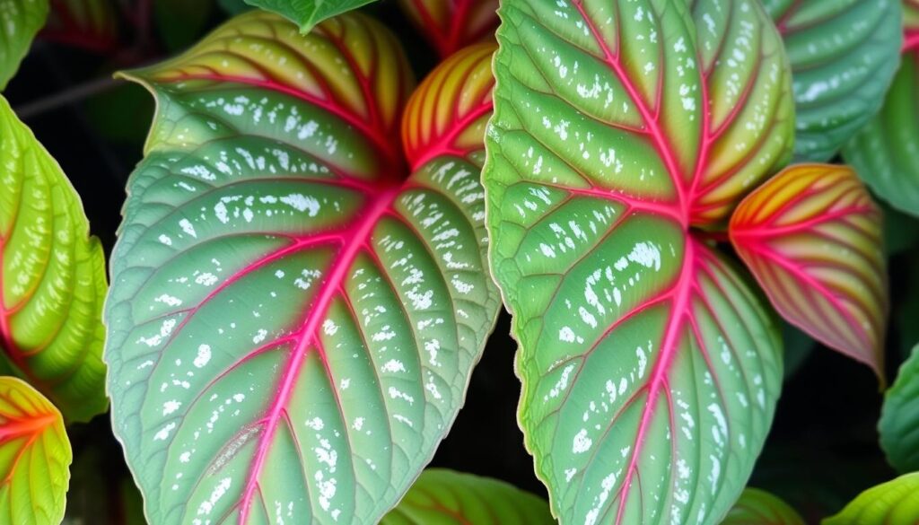 Angel Wing Begonia Leaf Patterns Angel Wing Begonia Leaf Patterns
