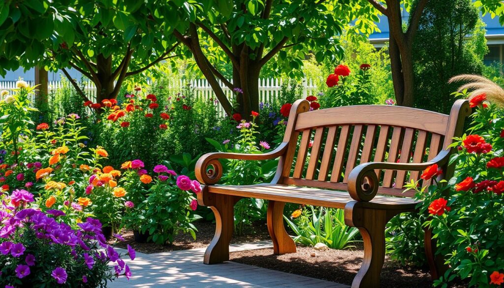 garden bench garden bench
