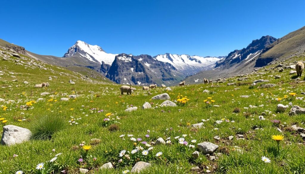 Alpine Grasses Ecosystem Interaction Alpine Grasses Ecosystem Interaction