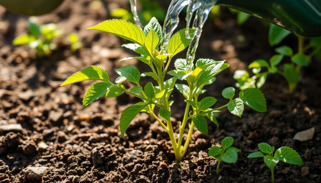 Apricot Seedling Watering Techniques