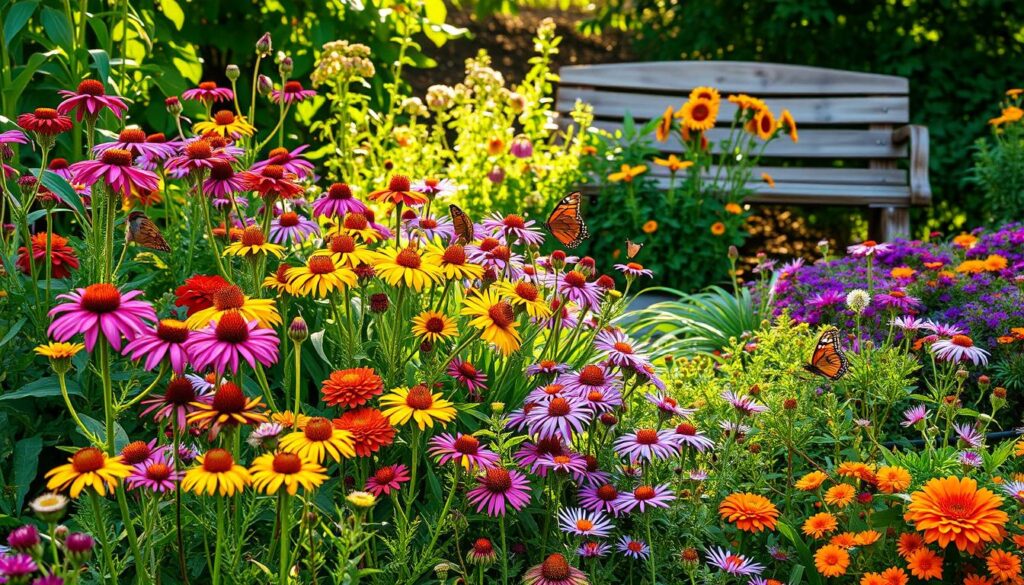 Autumn Perennials Garden Display Autumn Perennials Garden Display