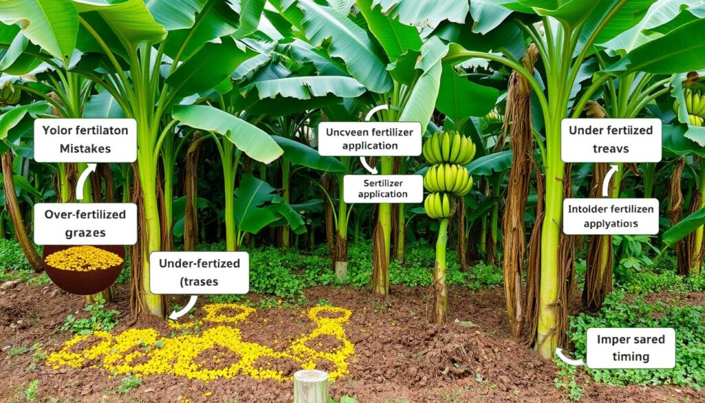 Banana Tree Fertilization Mistakes