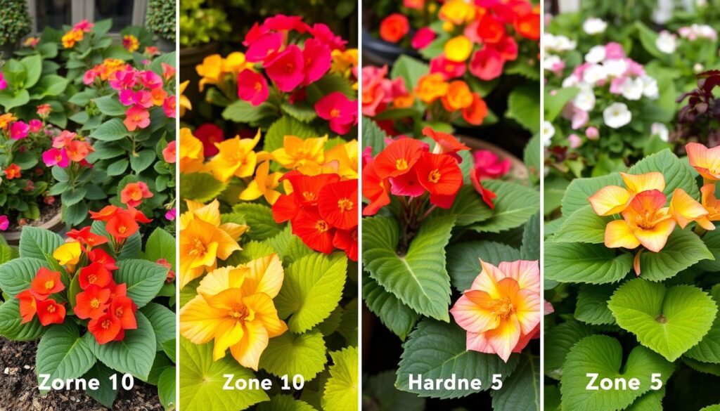 Begonias in Different Hardiness Zones Begonias in Different Hardiness Zones