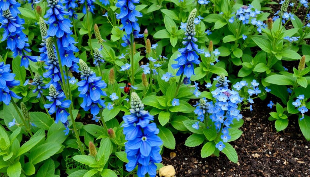 Blue Perennial Flower Pest Control