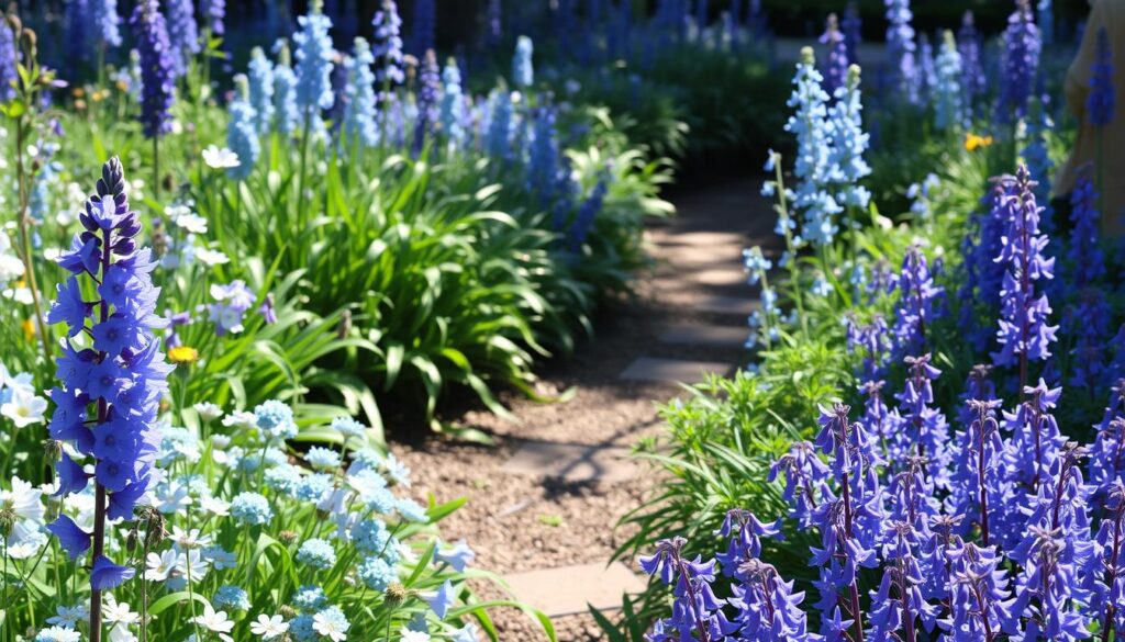 Blue Perennial Flowers Garden Design