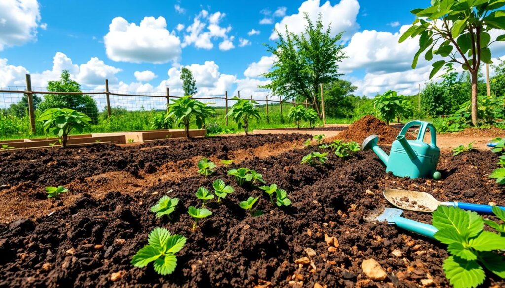 Everbearing Strawberry Garden Preparation