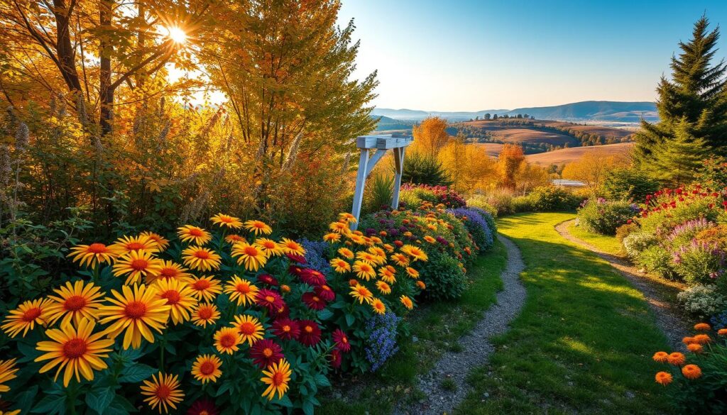 Fall Perennial Garden Landscape Fall Perennial Garden Landscape