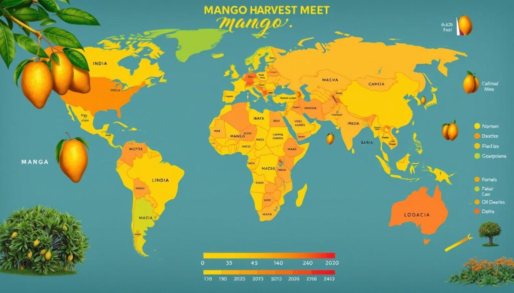 Global Mango Harvesting Map