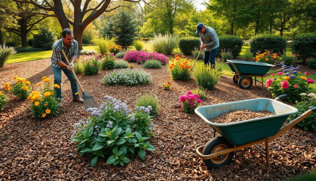 Hardwood Mulch Application Techniques Hardwood Mulch Application Techniques