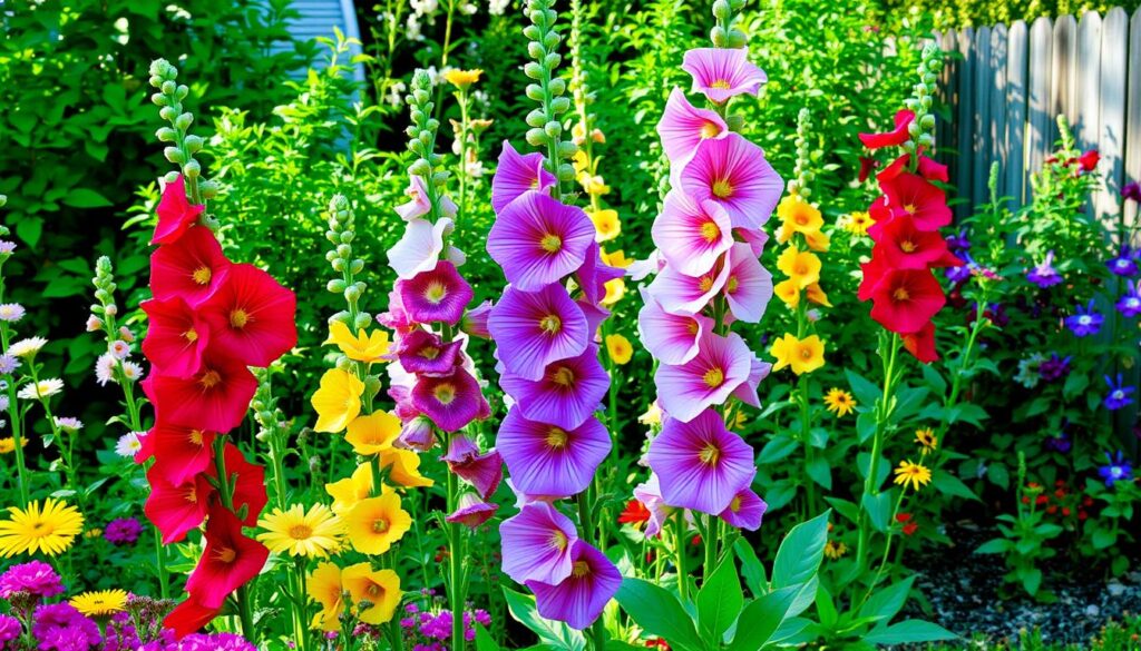 Hollyhocks Perennial Varieties Hollyhocks Perennial Varieties