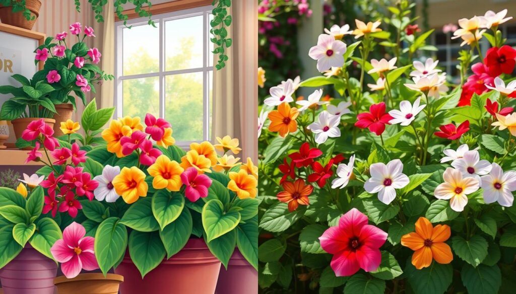 Indoor and Outdoor Begonias Comparison Indoor and Outdoor Begonias Comparison
