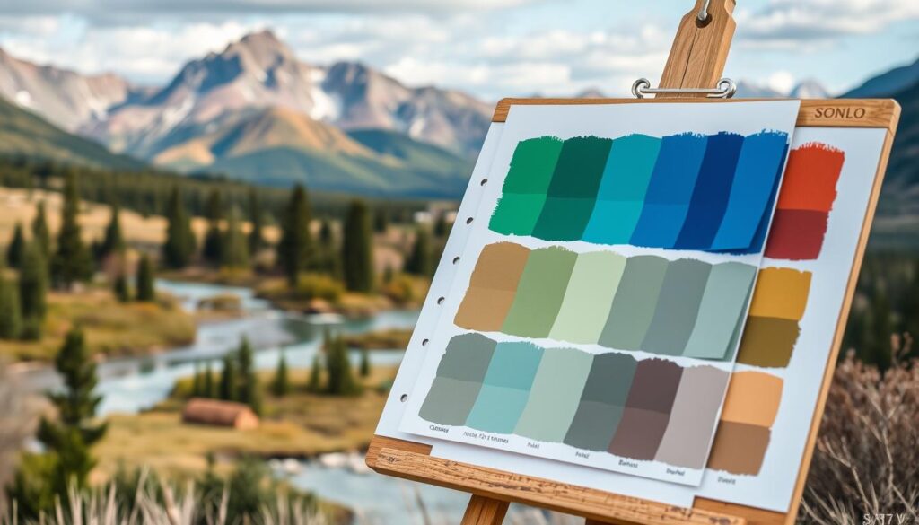 Landscape Color Palette Selection