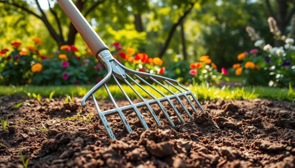 Landscape Rake in Action