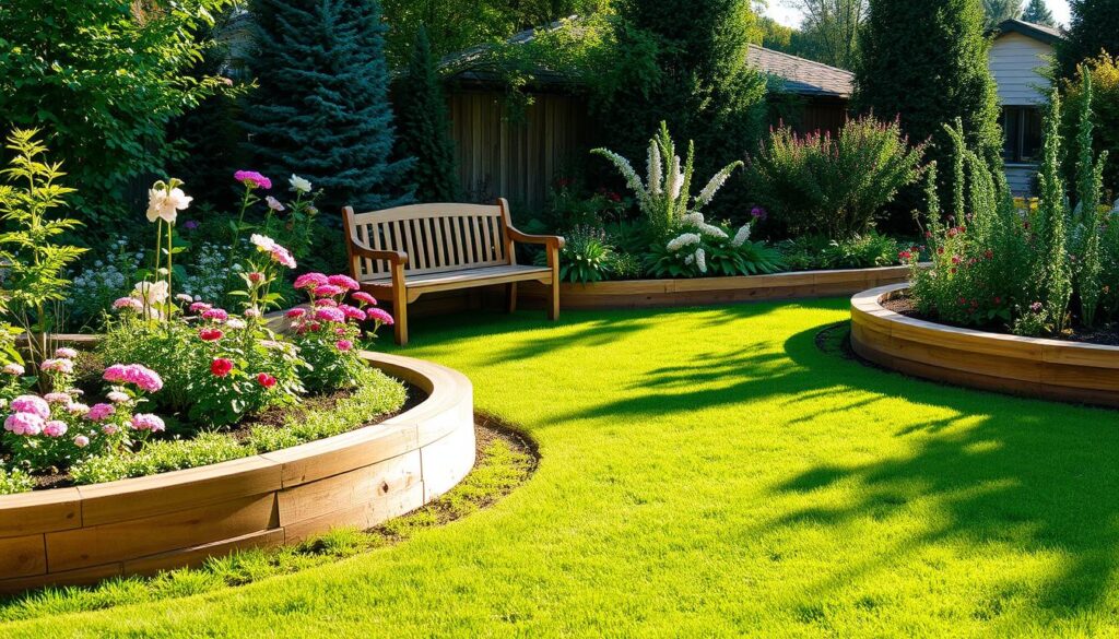 Landscape Timbers in Garden Design