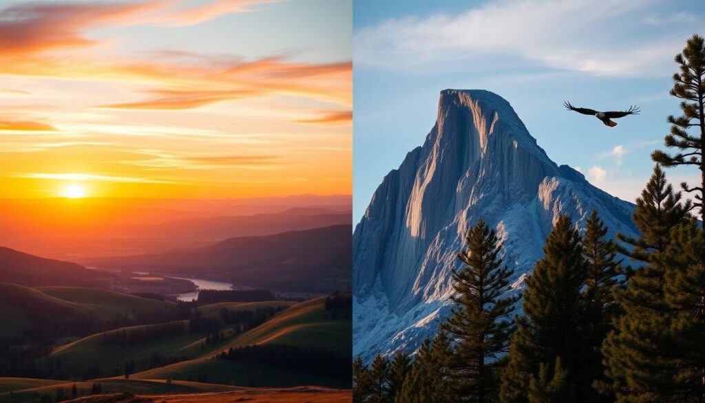 Landscape vs Portrait Photography Comparison