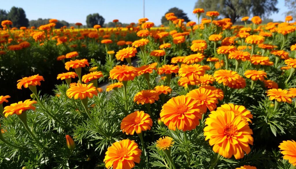 Marigold Flower Garden Marigold Flower Garden