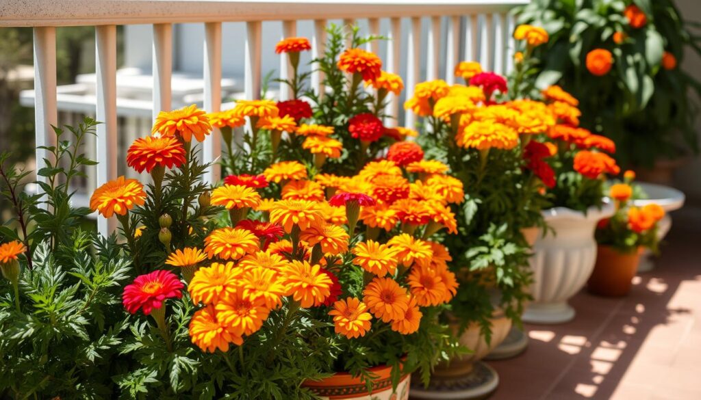 Marigolds in Container Gardening Marigolds in Container Gardening