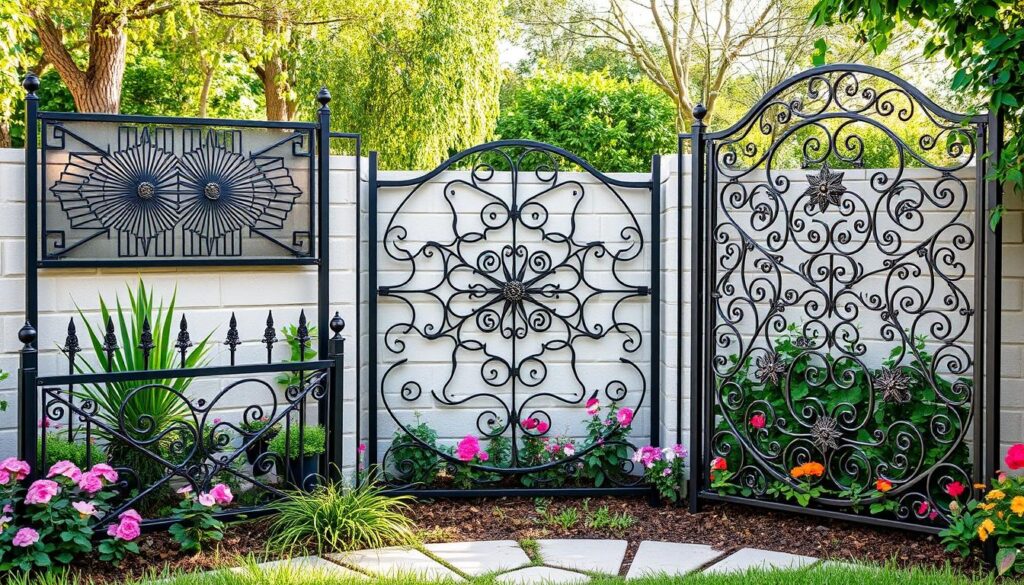 Metal Garden Border Design Styles