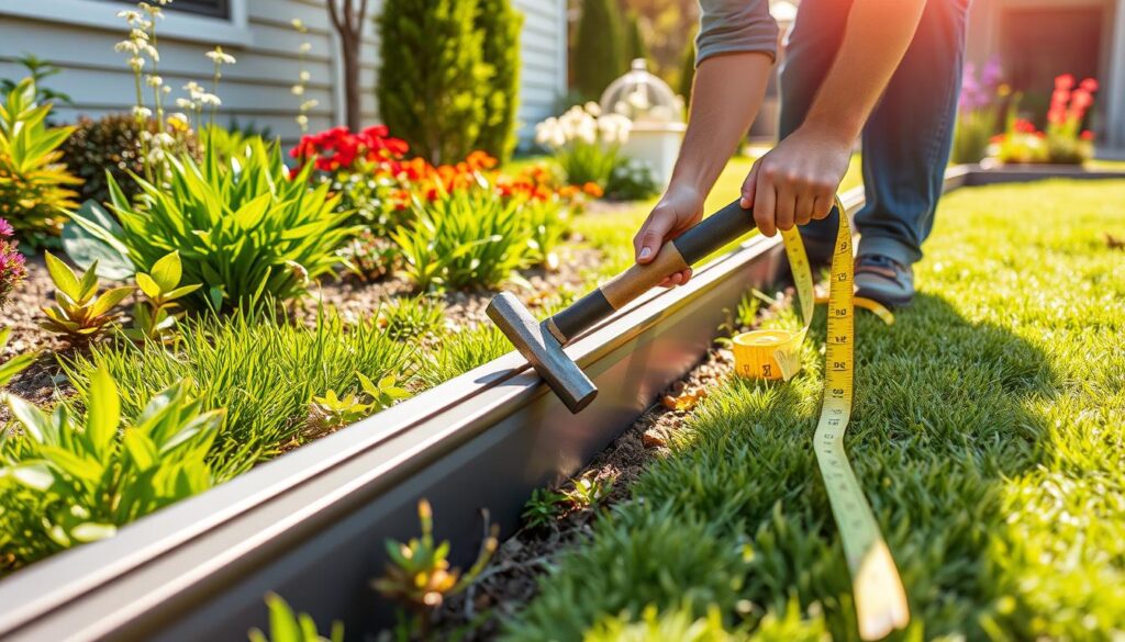 Metal Landscape Edging Installation Process