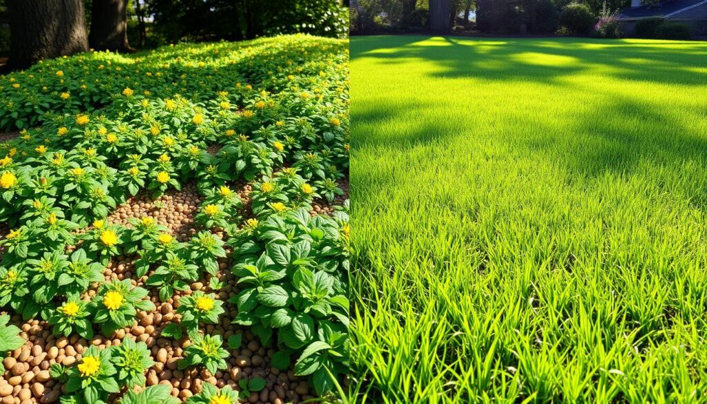 Perennial Peanut vs Traditional Lawn Comparison