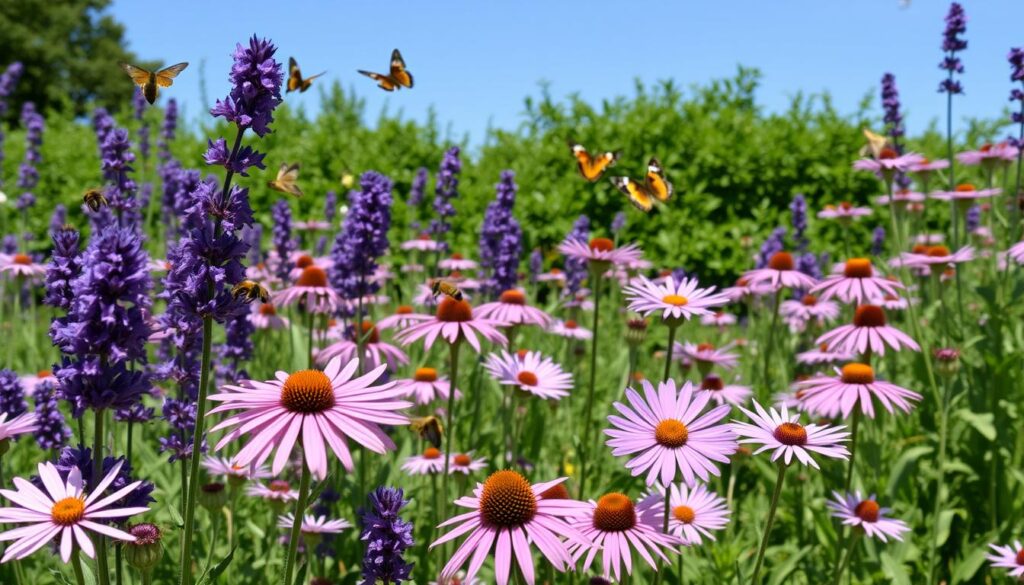 Purple Perennial Pollinator Garden Purple Perennial Pollinator Garden