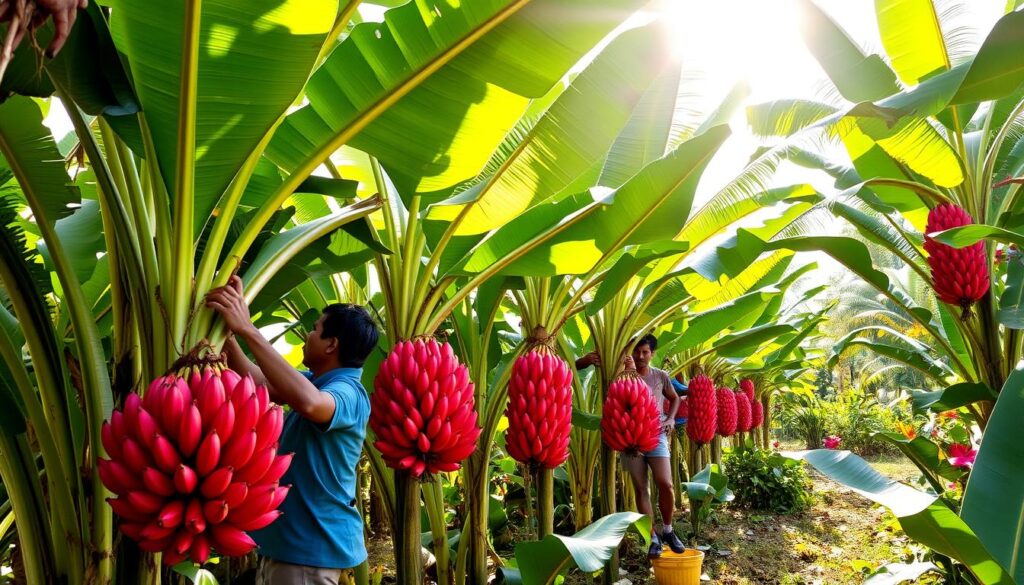 Red Banana Harvesting Techniques