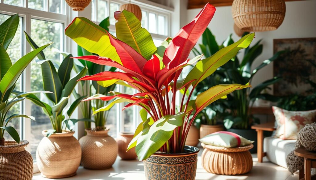 Red Banana Plant Decor Inspiration