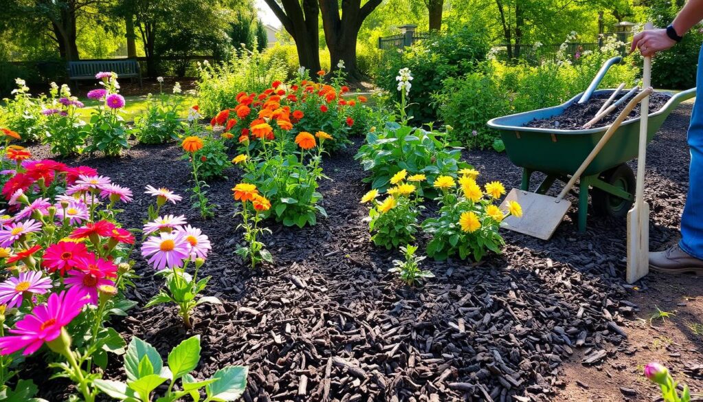 Seasonal Hardwood Mulch Application Seasonal Hardwood Mulch Application