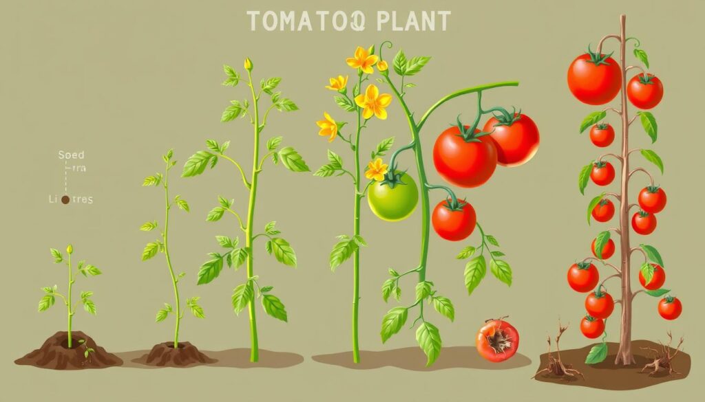 Tomato Plant Lifecycle Stages Tomato Plant Lifecycle Stages