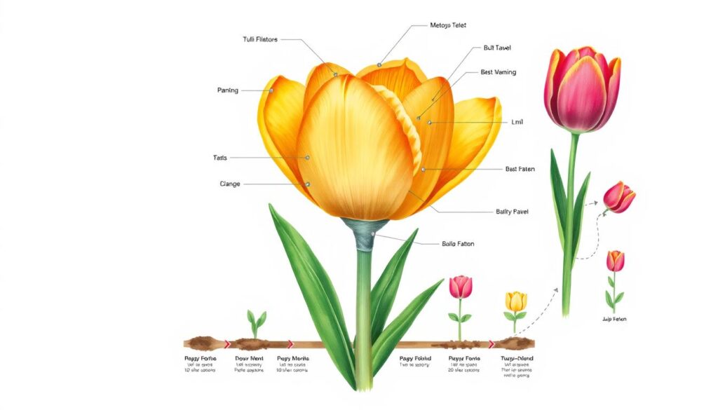 Tulip Bulb Anatomy and Growth Cycle Tulip Bulb Anatomy and Growth Cycle