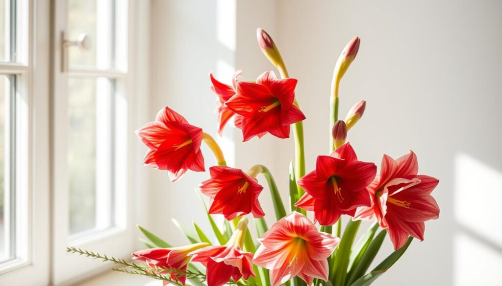 Waxed Amaryllis Light Exposure Waxed Amaryllis Light Exposure