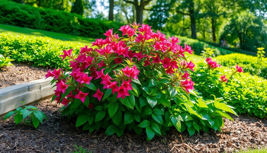 Weigela Plant Location Selection