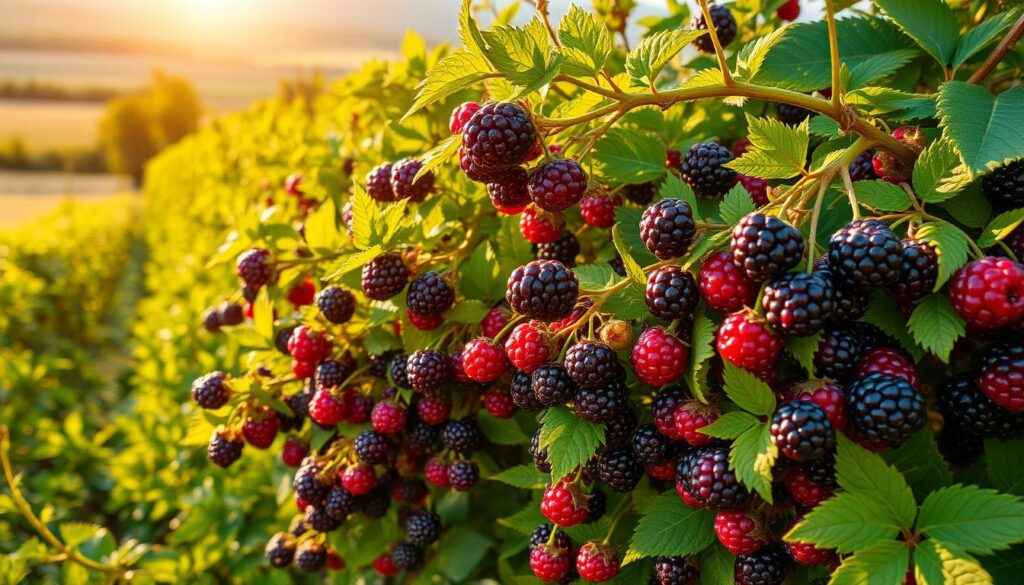 Wild Blackberry Harvesting Season