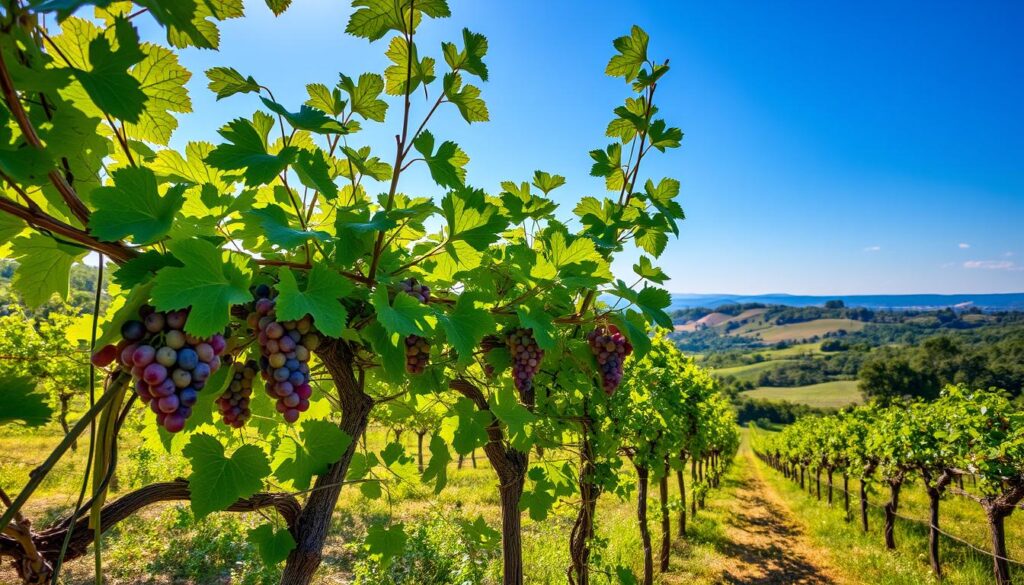 Wild Grapes in Georgia Landscape