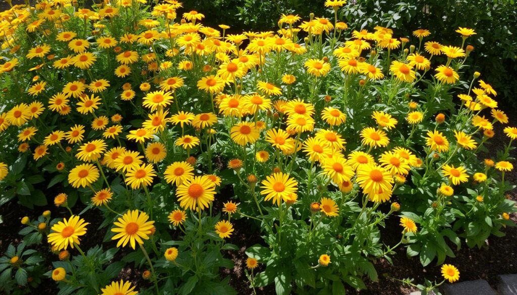 Yellow Perennial Flowers in Garden Yellow Perennial Flowers in Garden