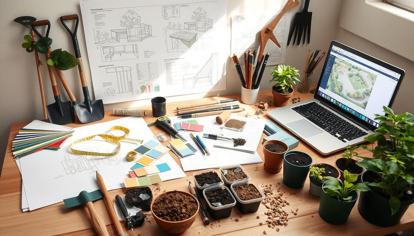 what tools do landscape designers use