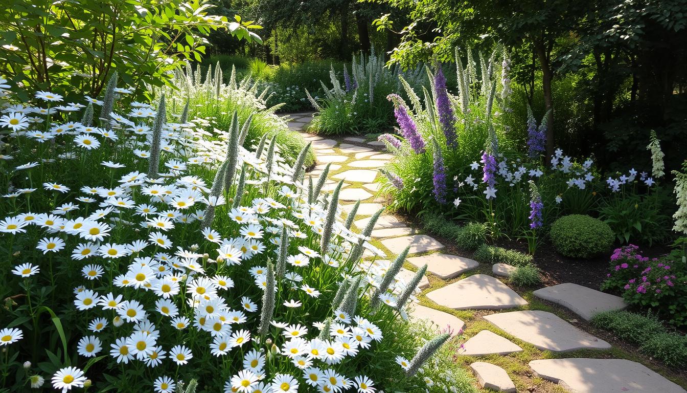 white perennial flowers