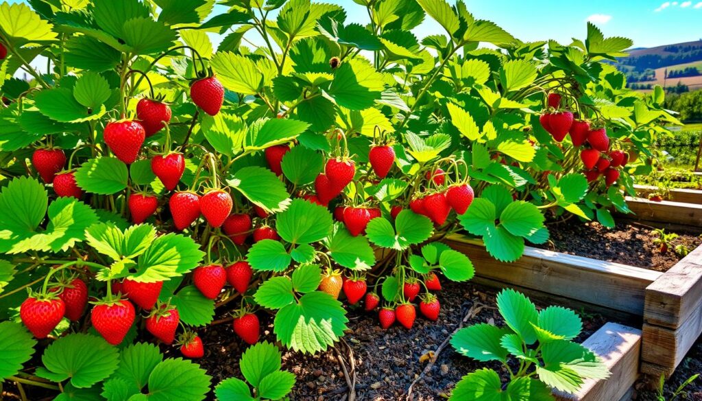 Perennial Strawberry Garden Perennial Strawberry Garden