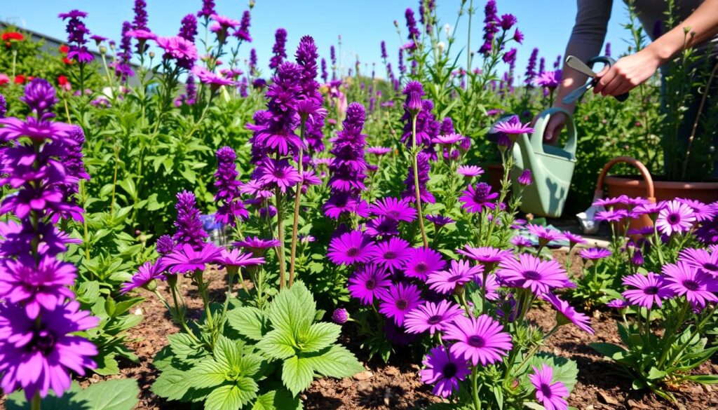 Purple Perennial Garden Maintenance Purple Perennial Garden Maintenance