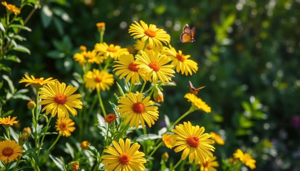 Yellow Perennial Flowers in Garden Yellow Perennial Flowers in Garden